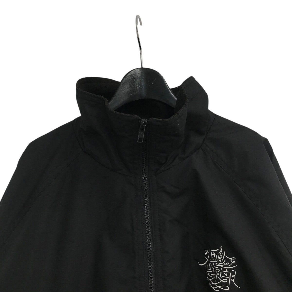 syudou「フラミンゴ」ナイロンジャケット GABARDINE N-TIED SLEEVE CUFF LJ(S Black): Vintage 1.2｜THE