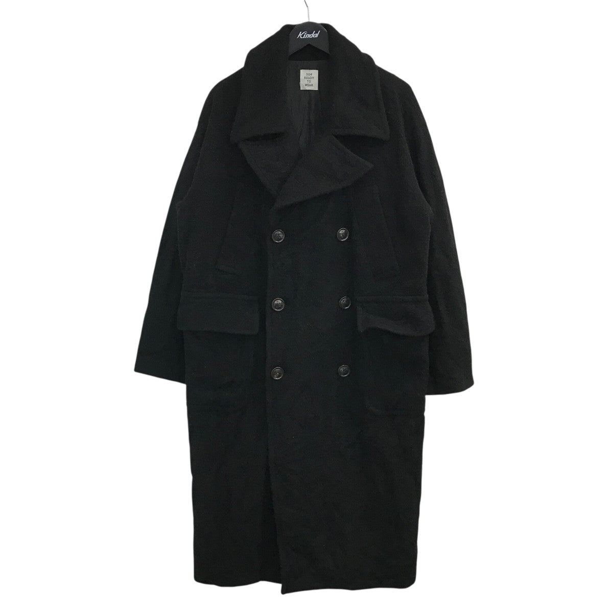 「Faded Napping Melton Pencil Coat」ナッピング加工ダブルコート1253 90 001