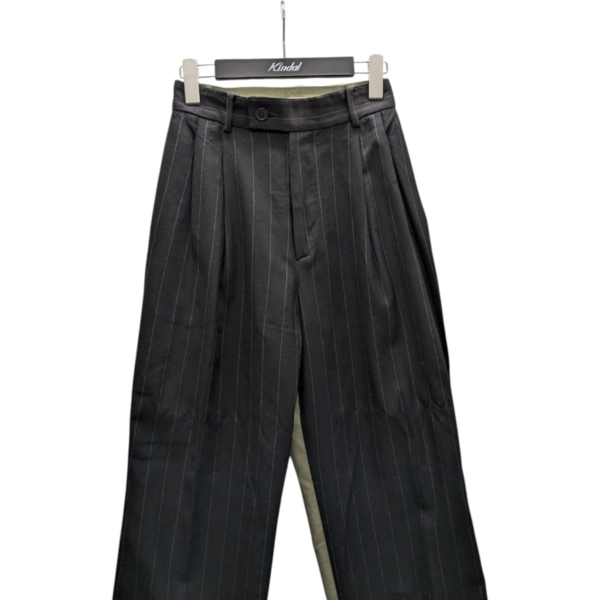 【INSCRIRE /アンスクリア】トラックパンツ ブラック 2 INSCRIRE/アンスクリア】Track Pants/トラックパンツ/ストレート