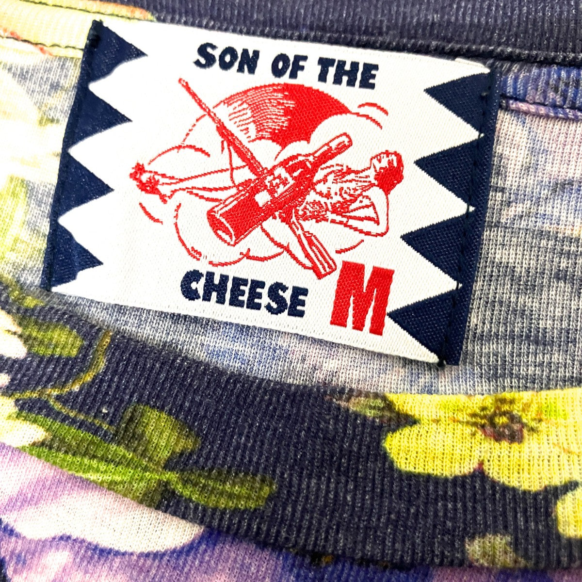 SON OF THE CHEESE(サノバチーズ) Flower Big Teeフラワー総柄Tシャツ