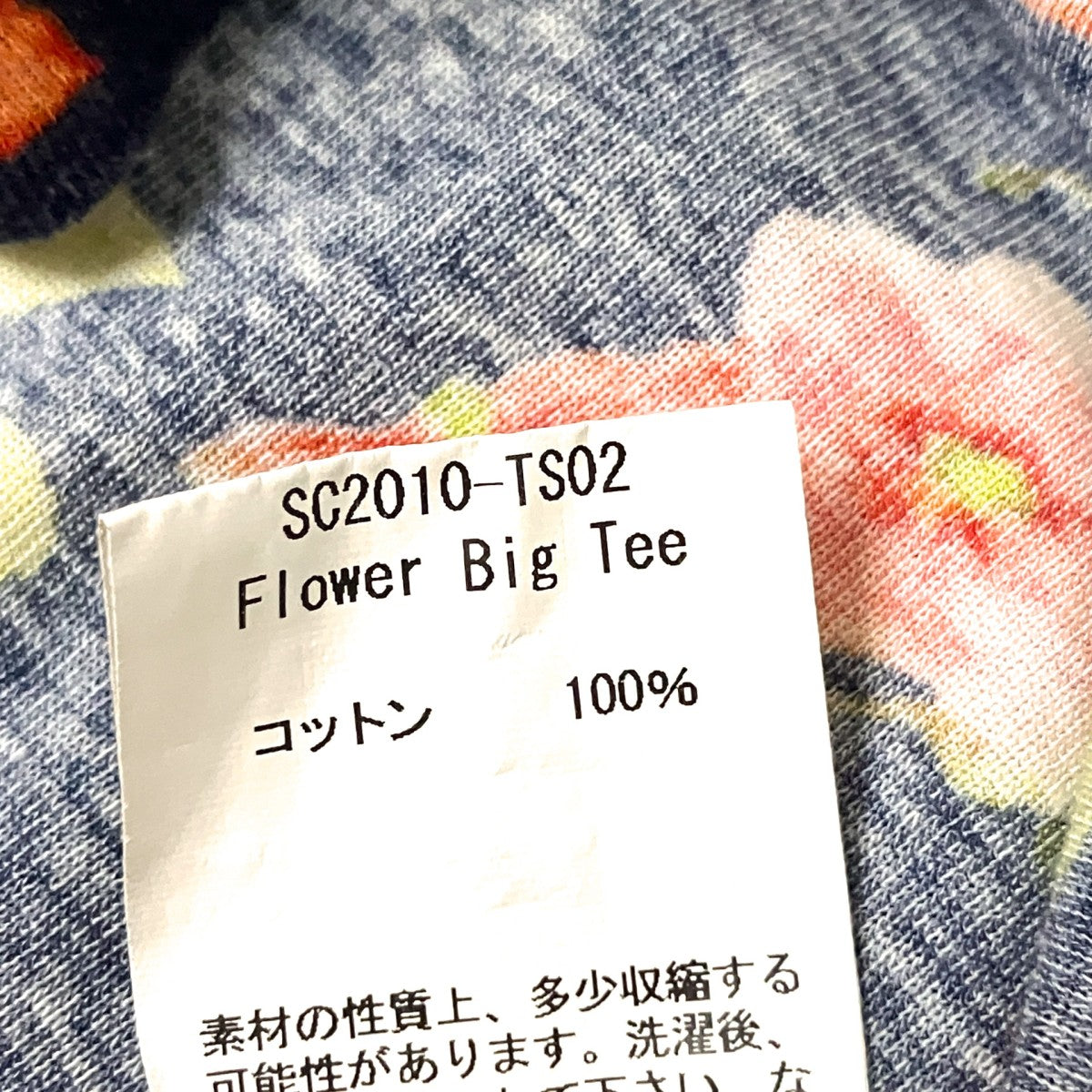 Flower Big Teeフラワー総柄TシャツSC2010 TS02