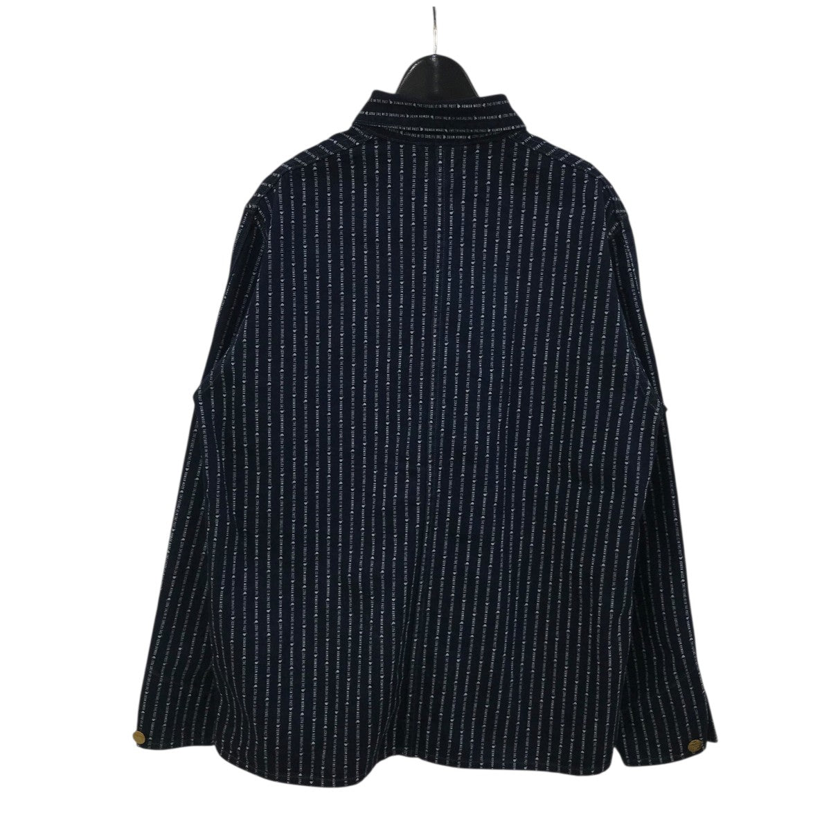 ヒューマンメイド　 ストライプ カバーオール　human made HUMAN MADE(ヒューマンメイド) 「WABASH COVERALL JACKET」ロゴ