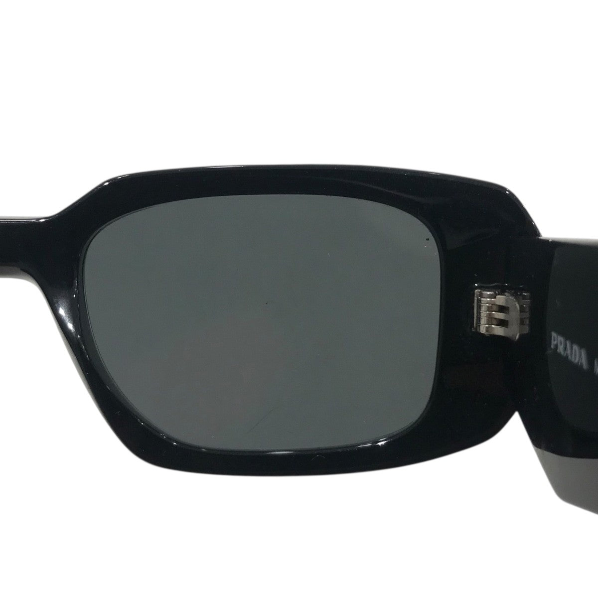 美品✨ プラダ サングラス ブラック SPR17W ロゴ Slate Gray Lenses Prada Symbole sunglasses | PRADA