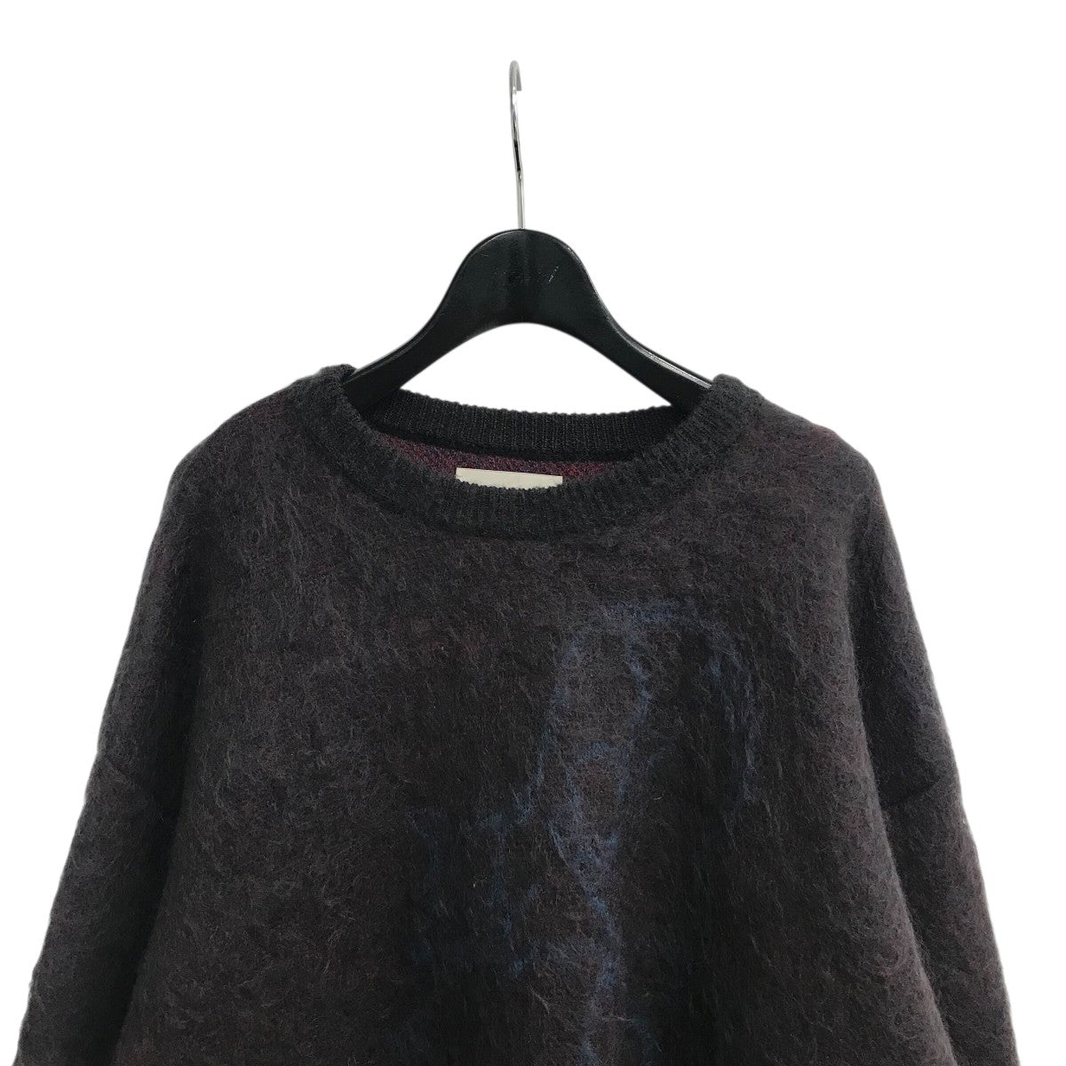 YOKE 3COLOR JACQUARD MOHAIR SWEATER ブラック YOKE 