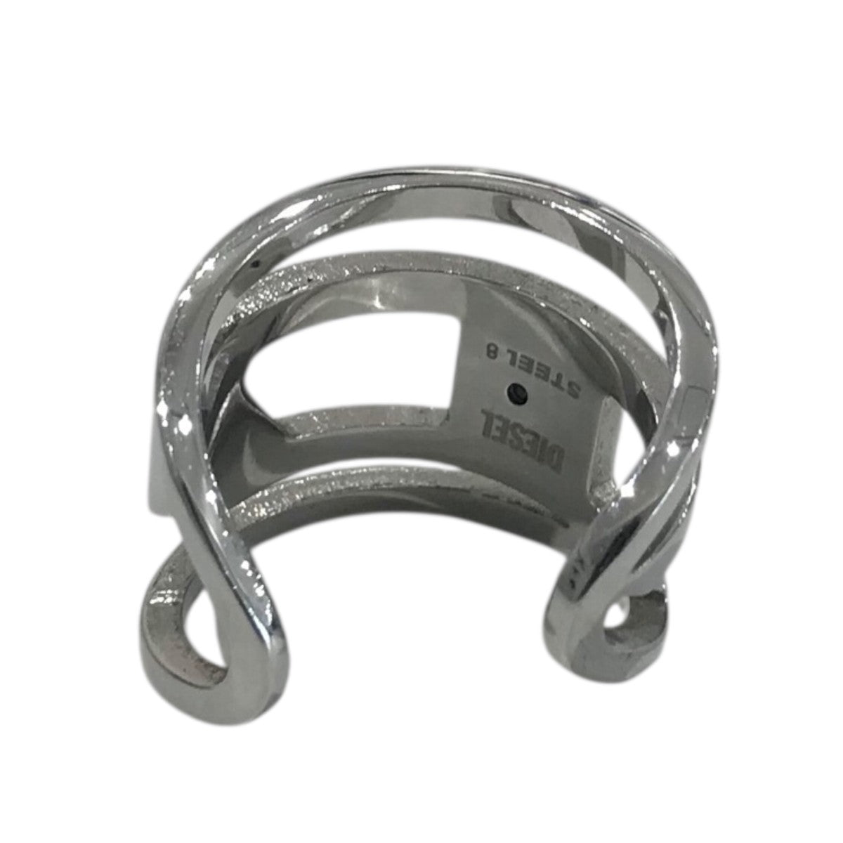 【正規品】DIESEL ディーゼル steel8 リング #16 Authentic】DIESEL Diesel steel8 Ring #16