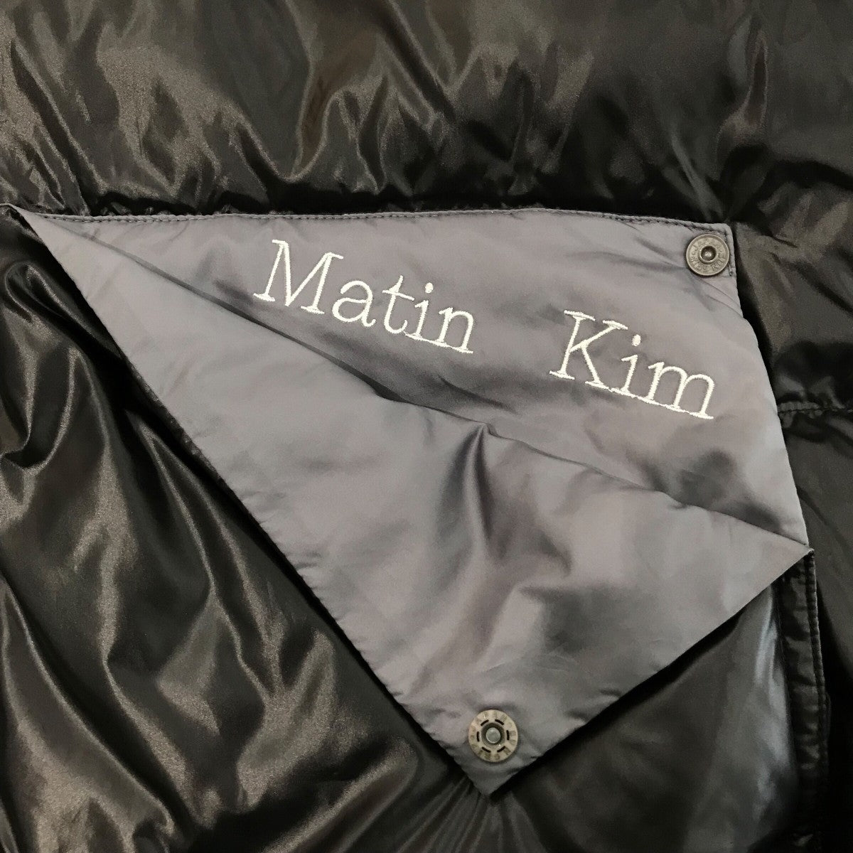 Matin Kim(マーティンキム) ダウンベスト ブラック サイズ Free
