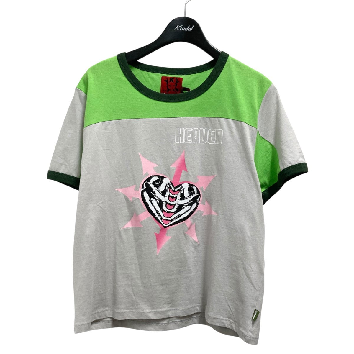 ⭐︎レア⭐︎Heaven by Marc Jacobs リンガーTシャツ Heaven by Marc Jacobs(ヘブンバイマークジェイコブス) リンガー