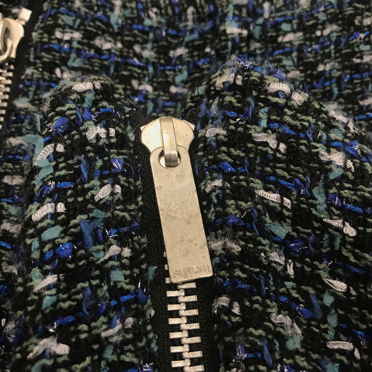 Sulvam 23aw ツイードパンツ sulvam(サルバム) 23AW「Fancy tweed military sarrouel pants