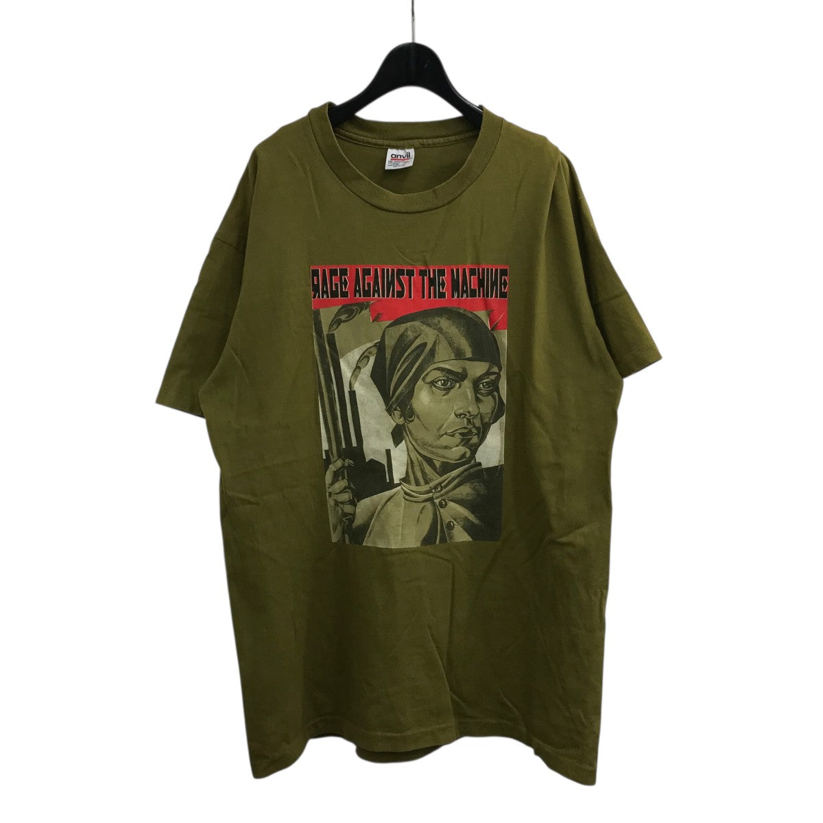90s「RAGE AGAINST THE MACHINE」プリントTシャツ