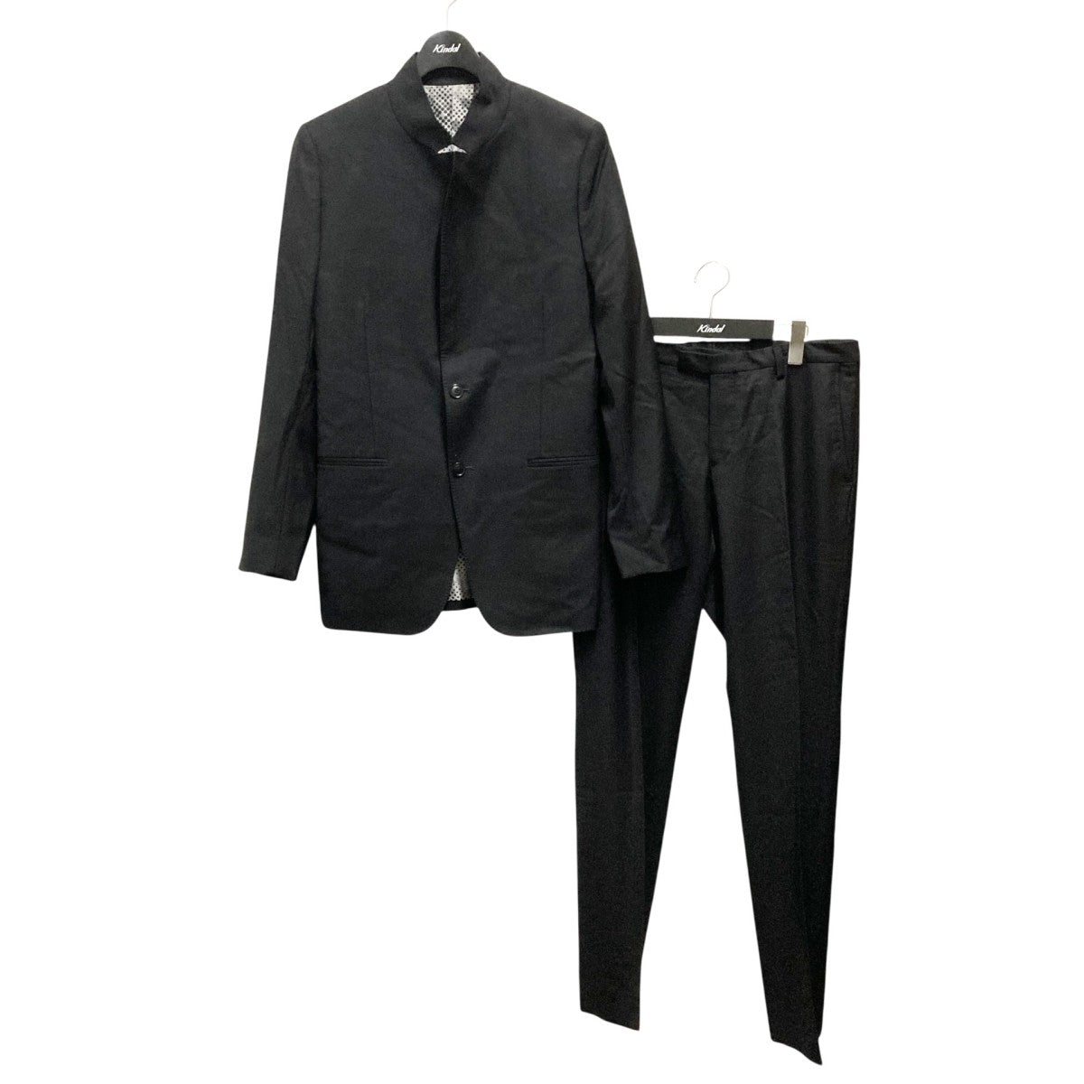 【極美品】ケンゾー　スーツ　セットアップ 
ダブルボタン　サイズ3 L相当 極美品】KENZO ケンゾー ダブル セットアップ スーツ 通年 濃紺