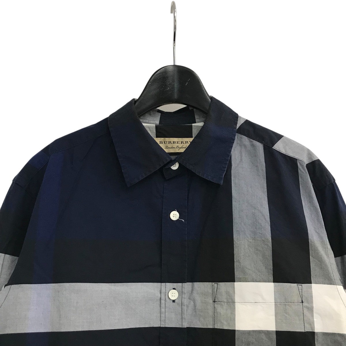 BURBERRY(バーバリー) チェックシャツ8004828 8004828 ネイビー