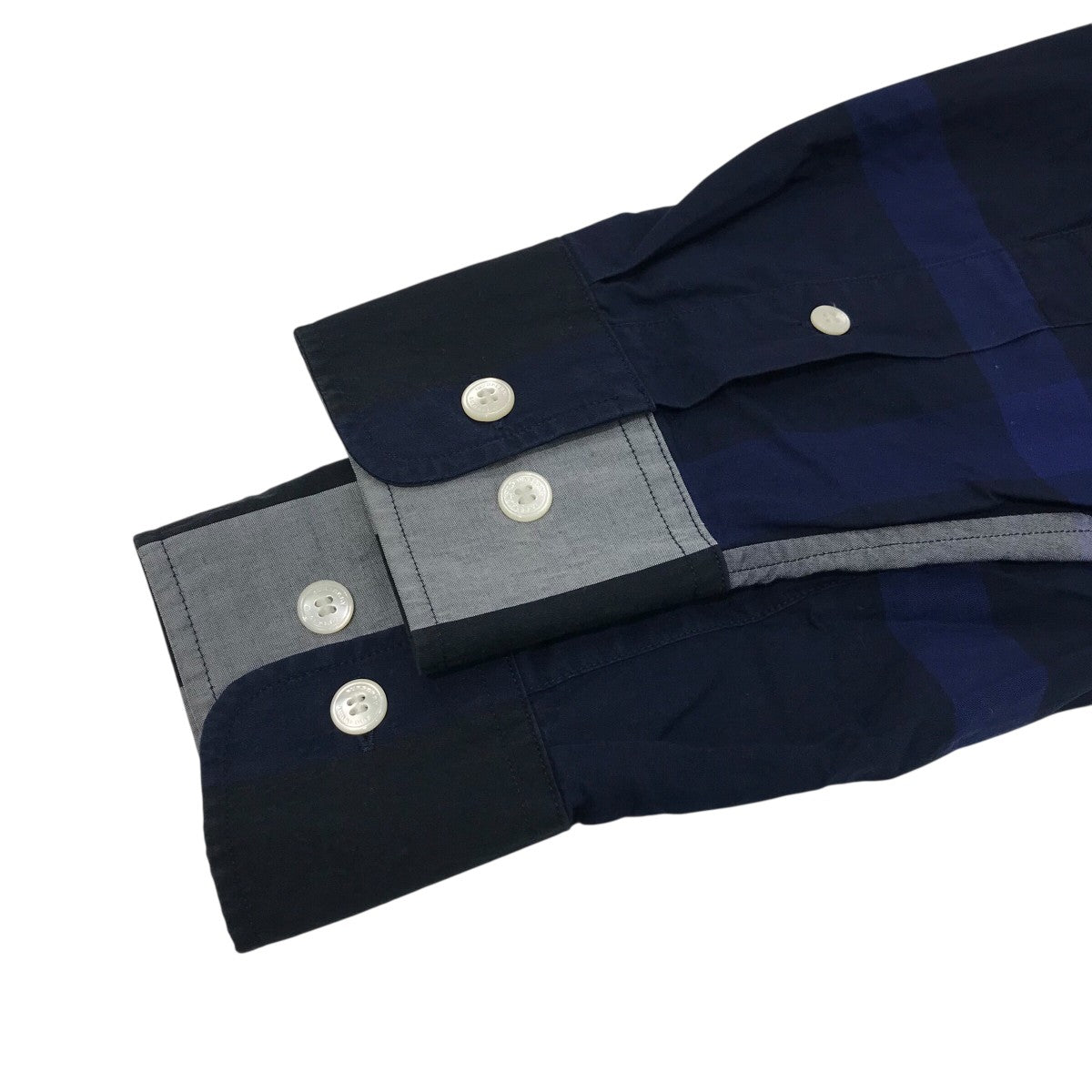 BURBERRY(バーバリー) チェックシャツ8004828 8004828 ネイビー