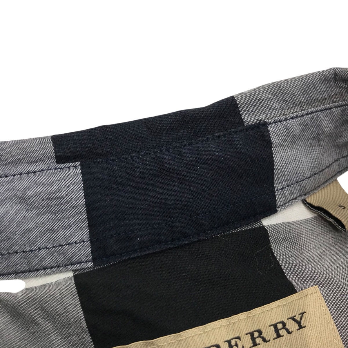 BURBERRY(バーバリー) チェックシャツ8004828 8004828 ネイビー
