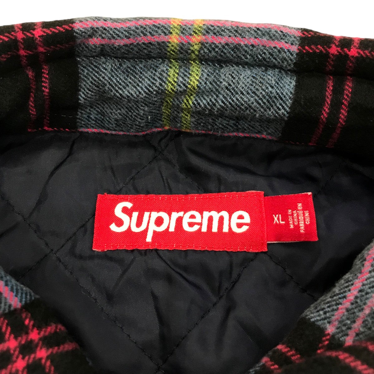 Supreme(シュプリーム) 24AW「Quilted Plaid Shirt」中綿