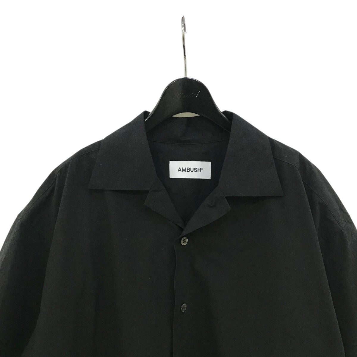 AMBUSH オーバーサイズ　オープンカラー　シャツ　半袖　ブランドロゴ入り 楽天市場】オープンカラーシャツ メンズ 半袖 キューバシャツ