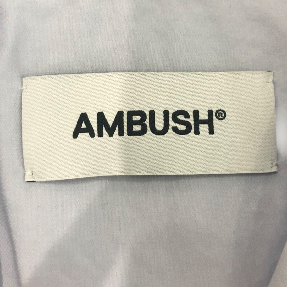AMBUSH メンズ　26.5 AMBUSH(アンブッシュ) バックロゴ半袖オープンカラーシャツ