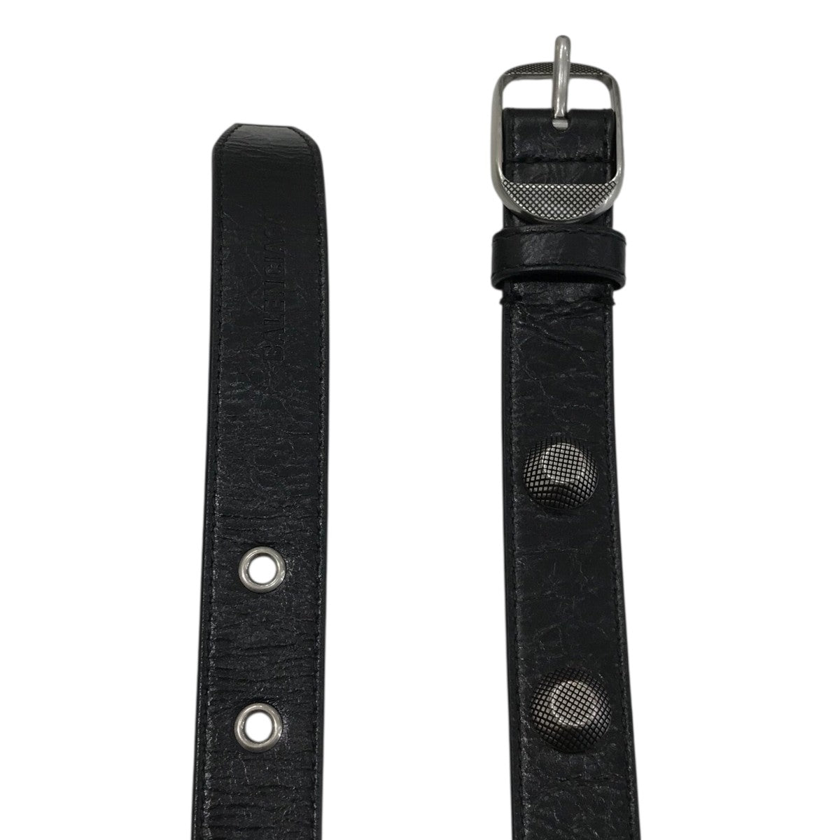 BALENCIAGA LE CAGOLE STUD スタッズ　ベルト　75 Women's Le Cagole Stud Belt in Black | Balenciaga US