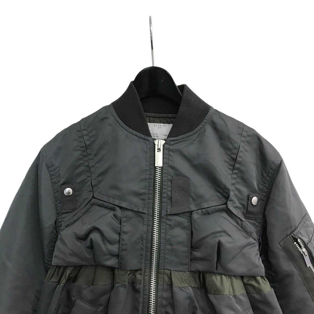sacai(サカイ) 「Nylon Twill Mix Blouson MA-1」ツイルボンバー