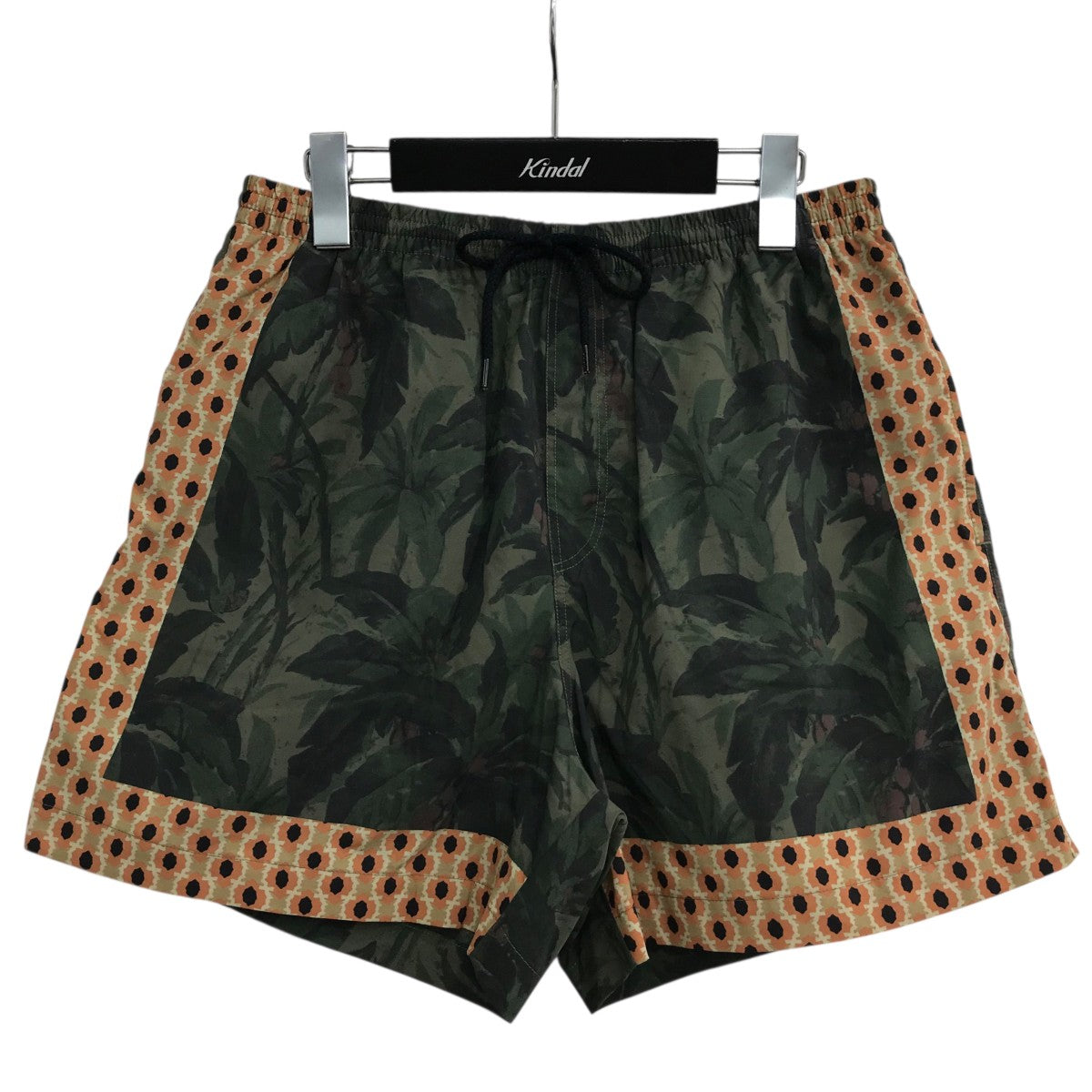 DRIES VAN NOTEN(ドリスヴァンノッテン) 総柄ショーツ グリーン