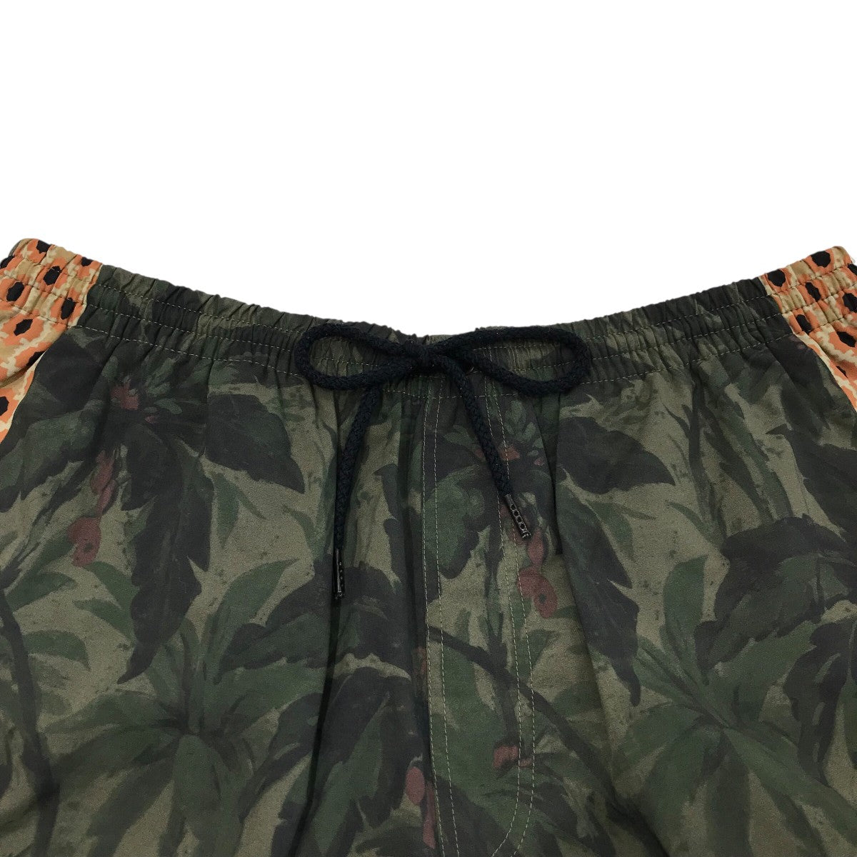 DRIES VAN NOTEN 総柄 切り替えショーツ ドリスヴァンノッテン DRIES VAN NOTEN レーヨン混 ツートン