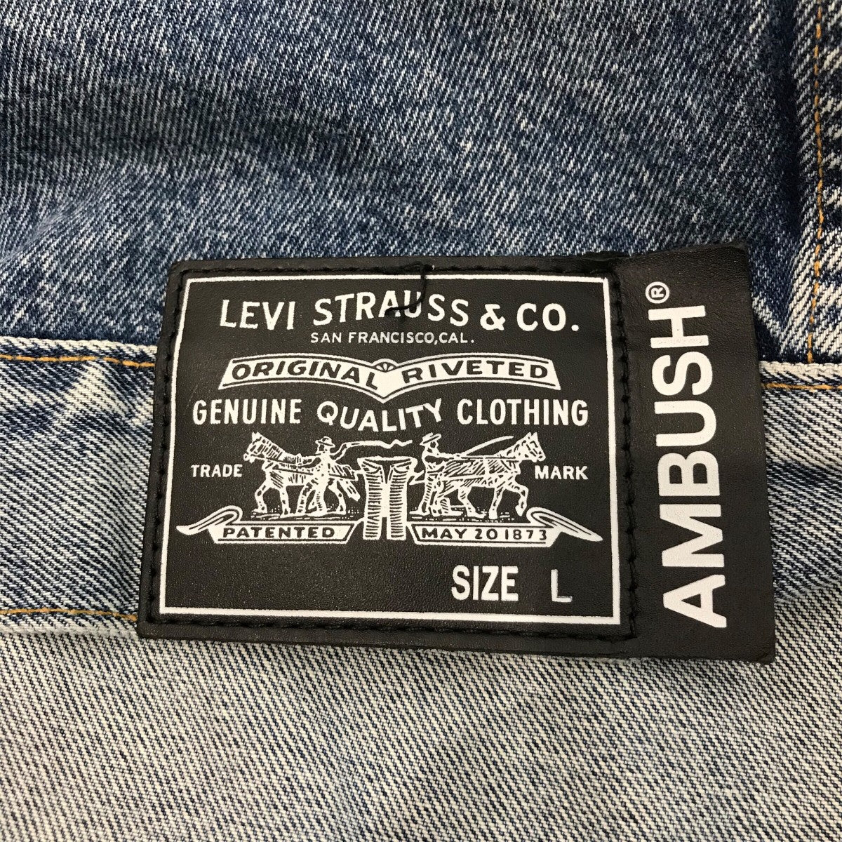 AMBUSH×LEVI'S オーバーサイズデニムジャケットPC9 A4214 0001
