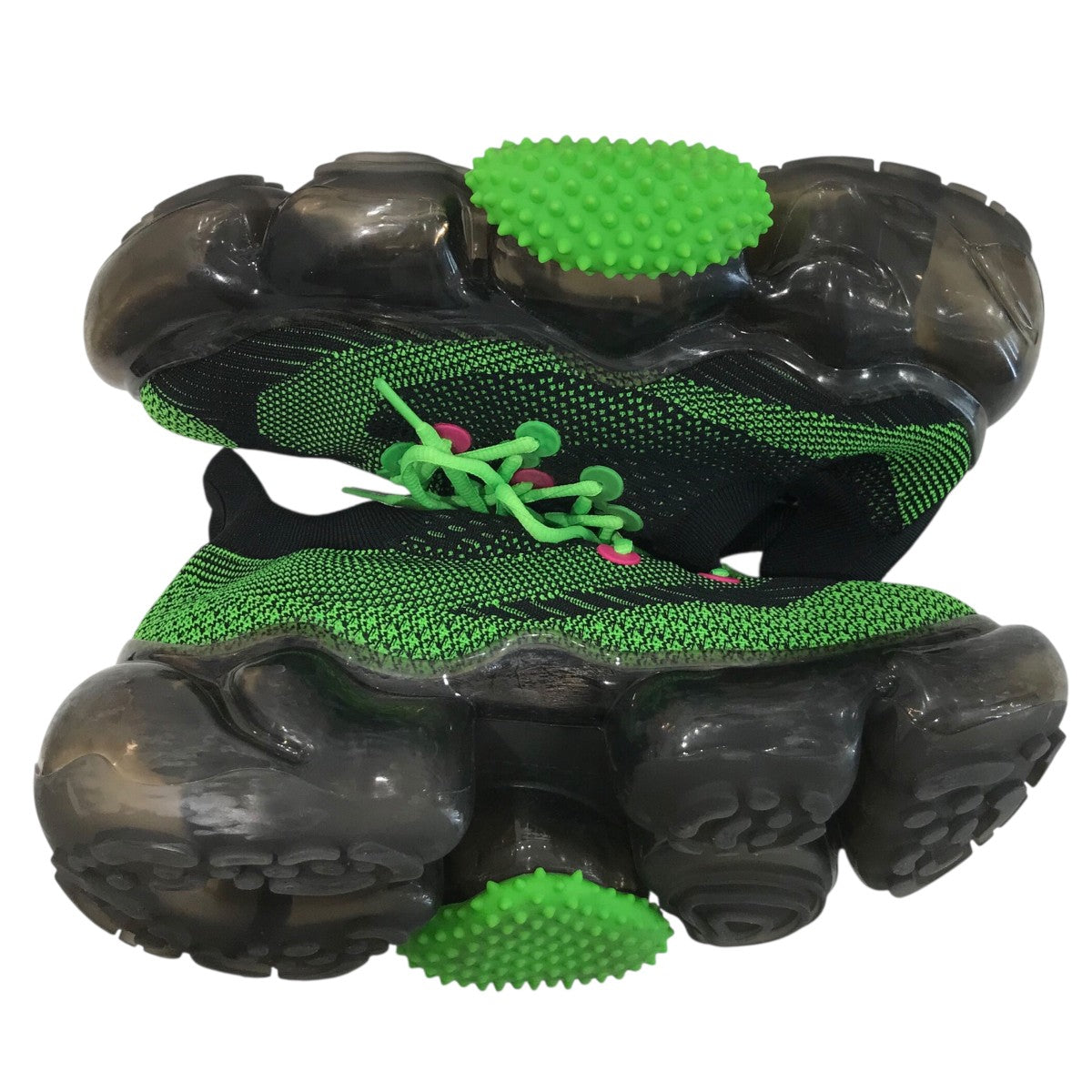 grounds(グラウンズ) 「MOOPIE EL MASSAGE BALL」スニーカー グリーン