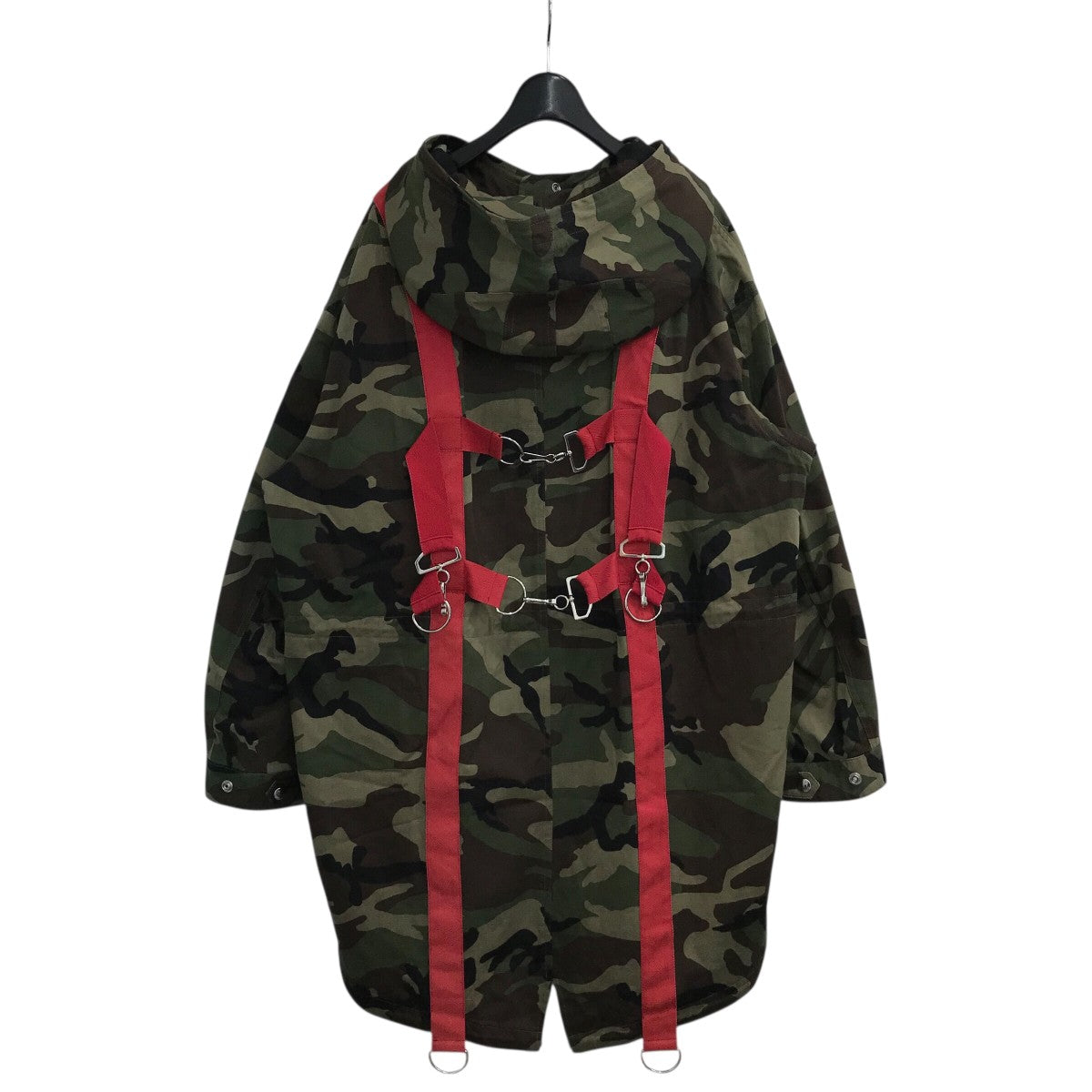 CELINE MILITARY セリーヌ　迷彩モッズコート　サイズL CELINE(セリーヌ) ハーネスモッズコート2W860494M 2W860494M