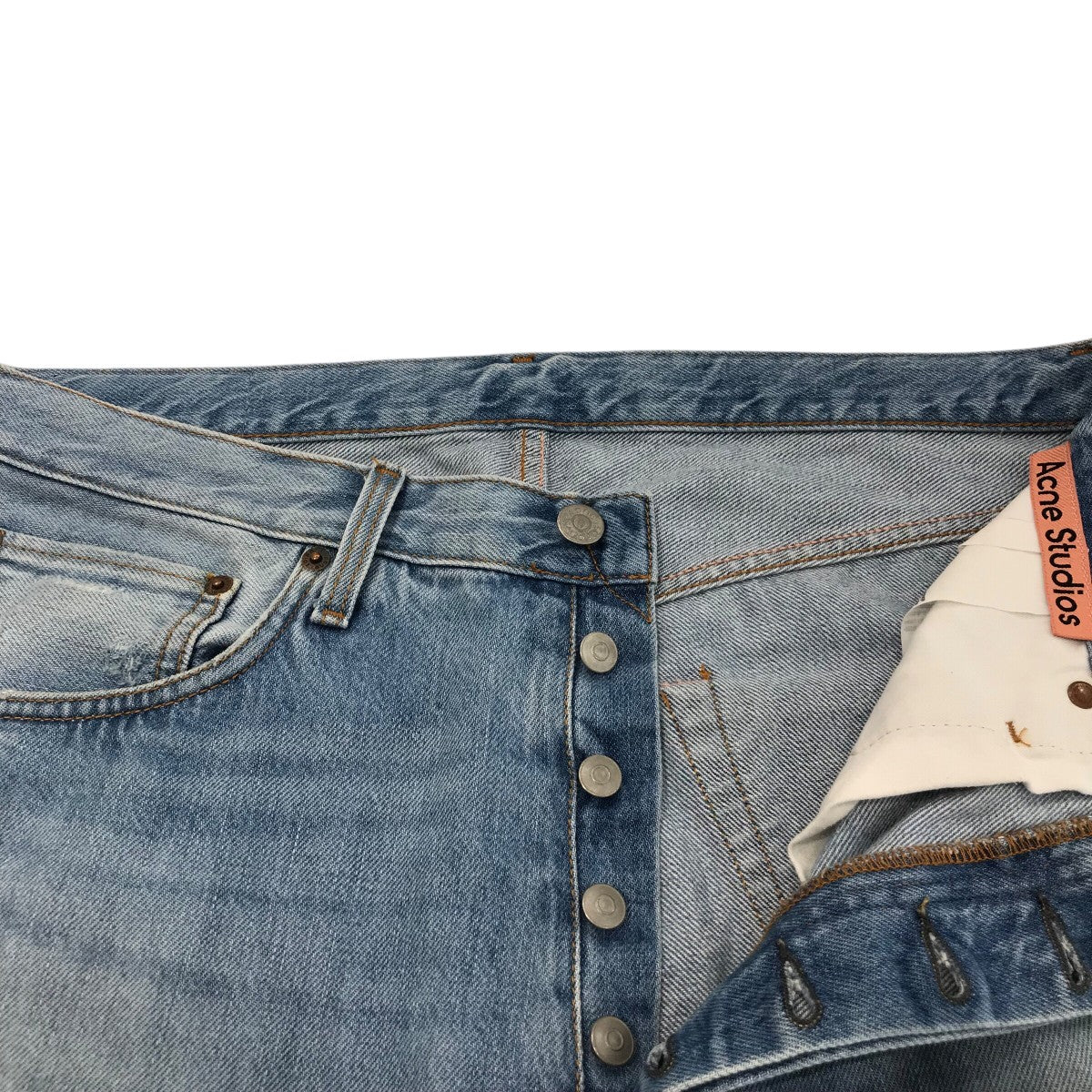ACNE STUDIOS風 デニムパンツ Lサイズ ACNE STUDIOS(アクネストゥディオズ) デニムパンツ インディゴ