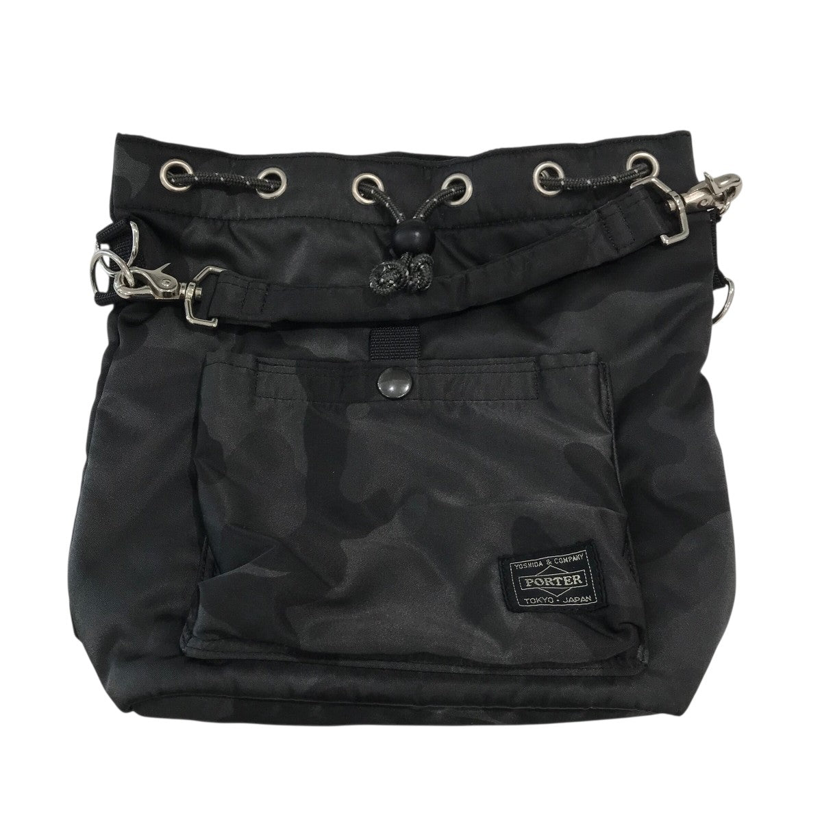 【中古/Lサイズ】PORTER × HYKE HELMET BAG OLIVE HYKE×PORTER HELMET BAGヘルメットバッグ オリーブ｜【公式