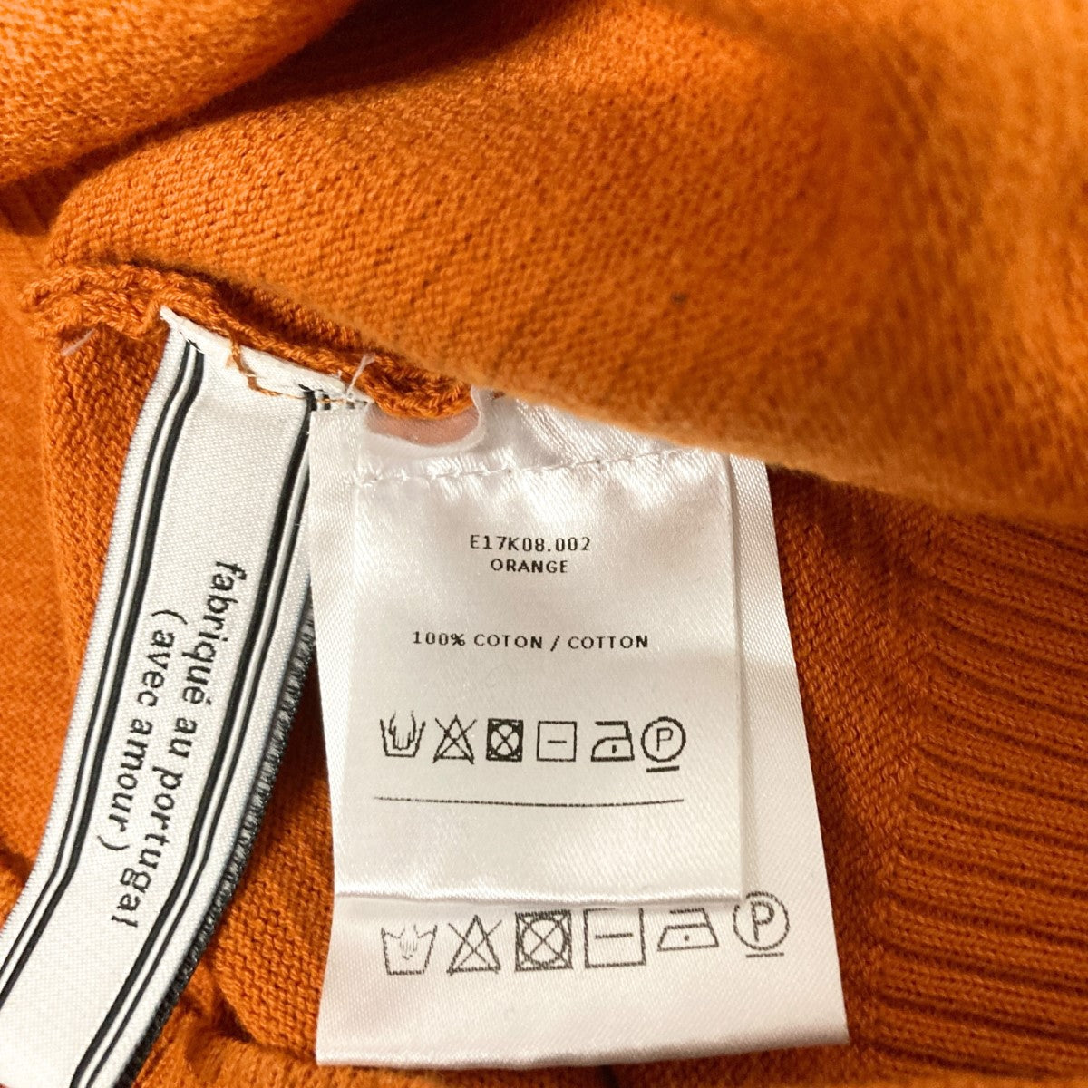 AMI Alexandre Mattiussi コットンニットE17K08 002 古着・中古-5枚目のアイテム画像