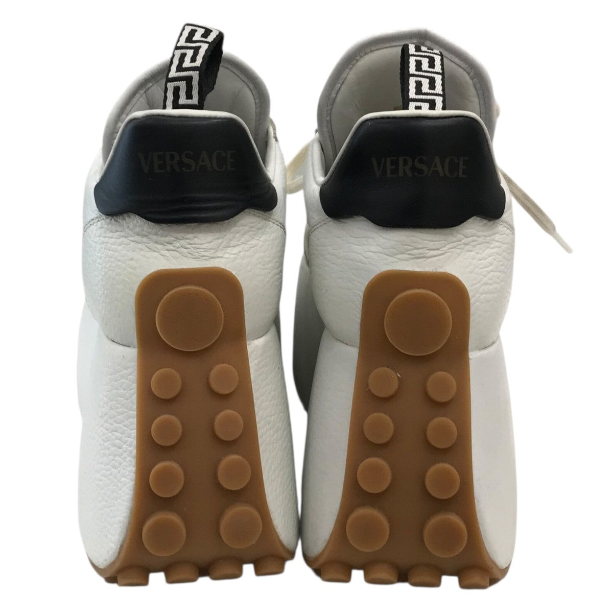 VERSACE(ヴェルサーチ) プラットフォームスニーカー ホワイト サイズ