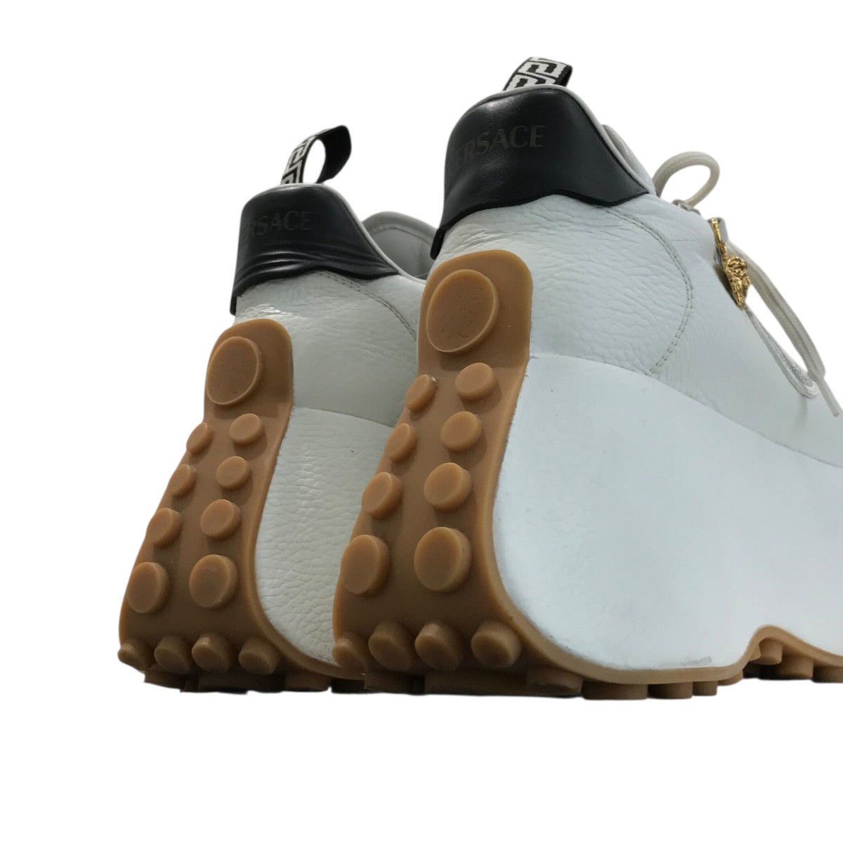 VERSACE(ヴェルサーチ) プラットフォームスニーカー ホワイト サイズ