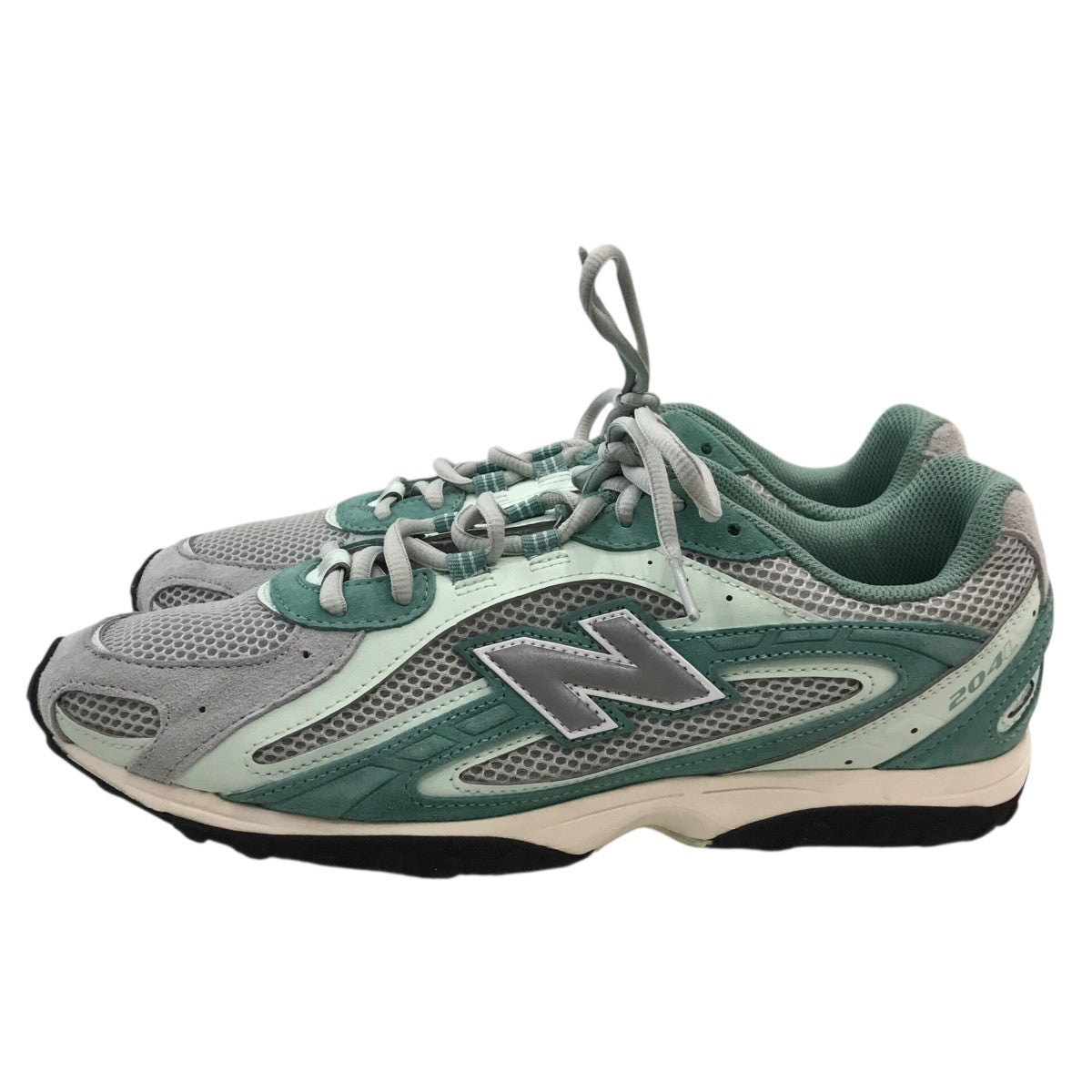 KITH×NEW BALANCE 「U204LKT3」スニーカー グリーン×グレー