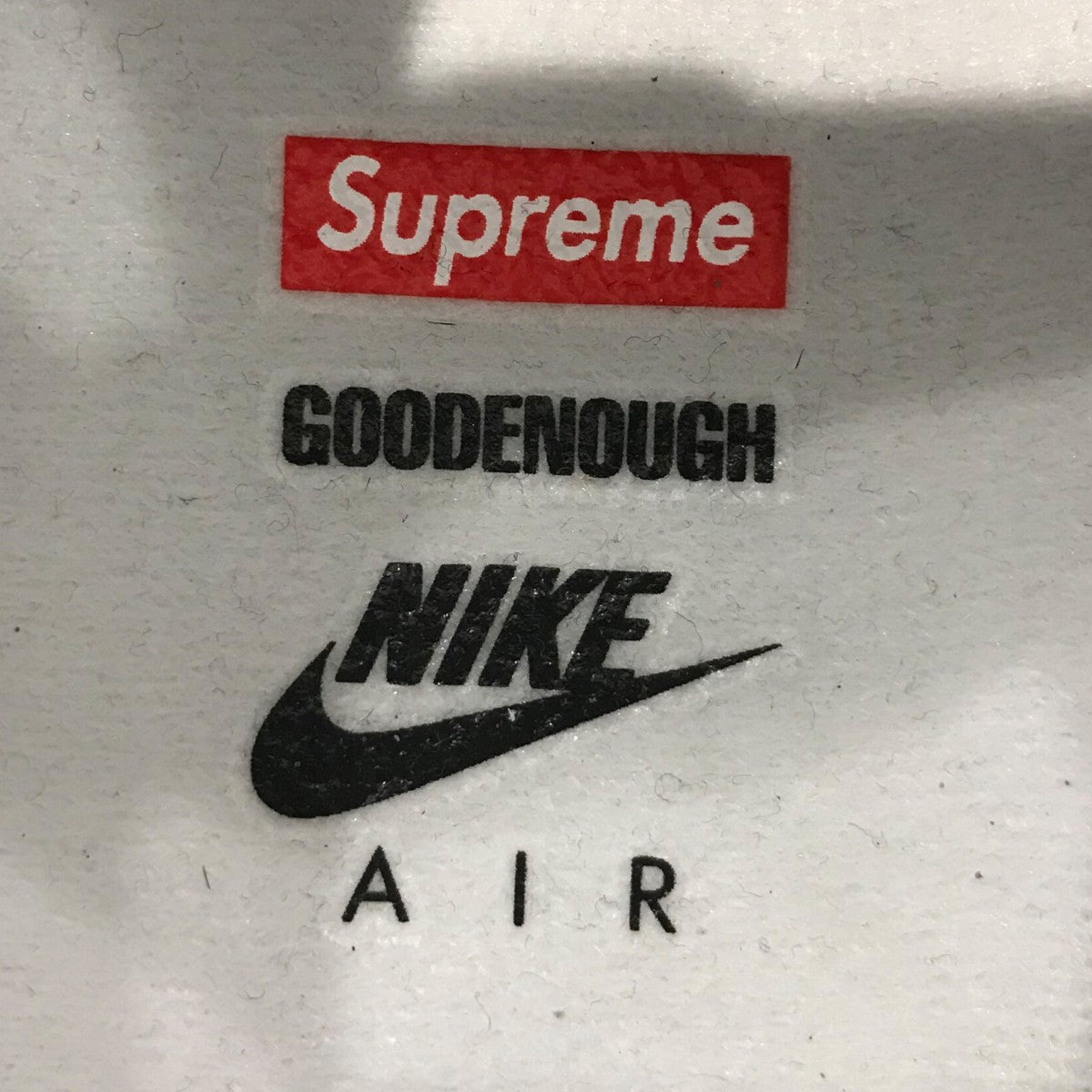 Supreme ホワイトデッキ 未使用 Nike Air Force 1 Supreme ホワイト-25.5 - メルカリ