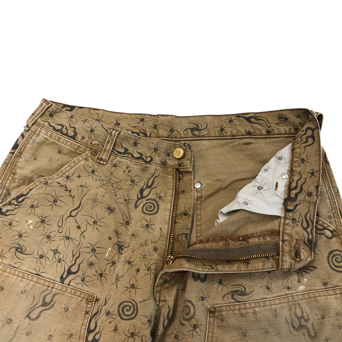 SAINT MICHAEL×Dr．Woo 25SS「DW DBL KNEE PANTS」タトゥー