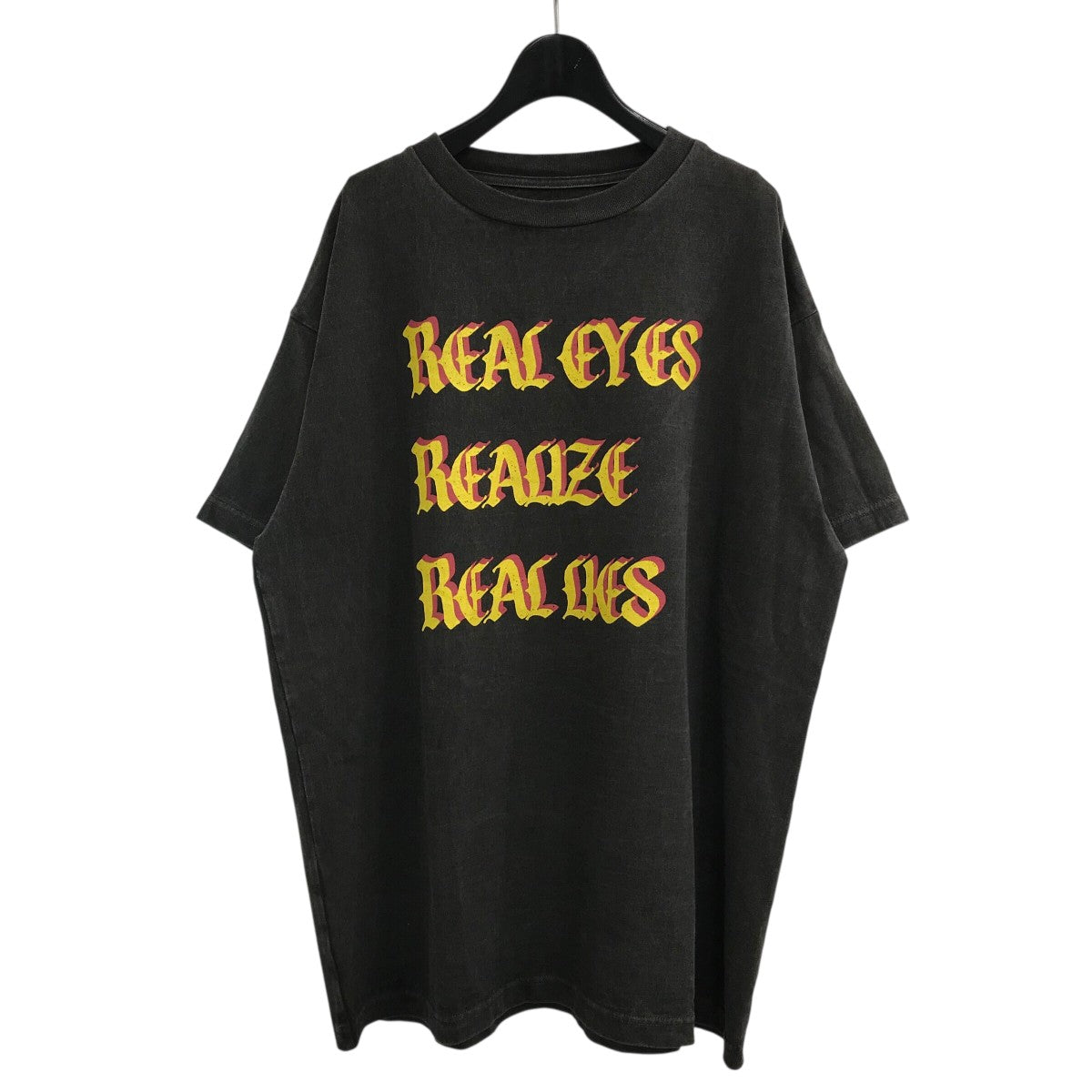 24AW「PRINTED TEE SHIRTS REALIZE」ヴィンテージ加工Tシャツ242LM CT01