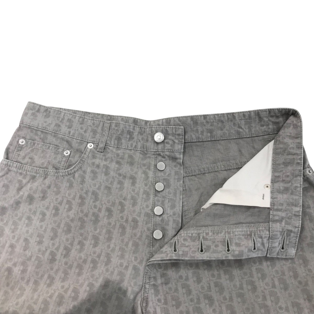 DIOR オブリーク コットンデニムショートパンツ483D009A3001 古着・中古-3枚目のアイテム画像