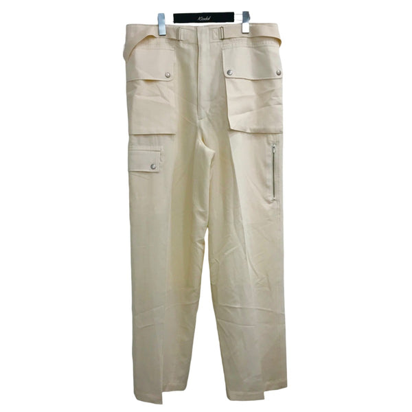 AURALEE コットンカーゴパンツ AURALEE(オーラリー) 25SS「LIGHT COTTON WOOL VIYELLA CARGO PANTS