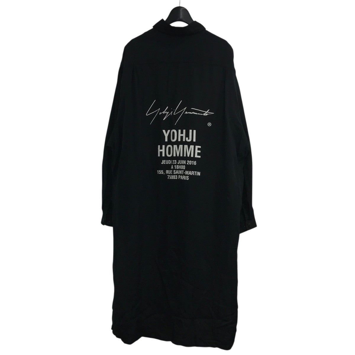 Yohji Yamamoto POUR HOMME 定番シャツ Size 2 Yohji Yamamoto pour homme(ヨウジヤマモトプールオム) キュプラ