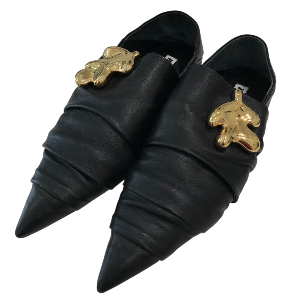 ジルサンダー　サンダル　37 ミュール JIL SANDER(ジルサンダー) ミュール ブラック サイズ 37(23.5CM相当