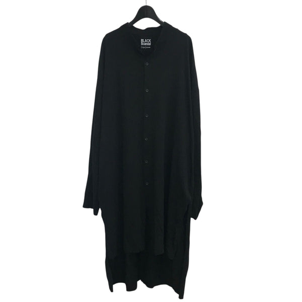 ヨウジヤマモト BLACK Scandal ドラゴン柄長袖シャツ 内タグ欠品 BLACK Scandal Yohji Yamamoto(ブラックスキャンダルヨウジヤマモト