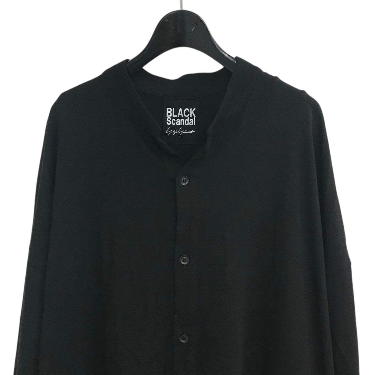 Yohji yamamoto black scandal シャツ　ロング Yohji Yamamoto BLACK Scandal NUDE ILLUSTRATION LONG SHIRT