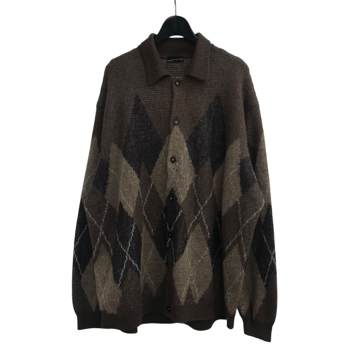 LAD MUSICIAN(ラッドミュージシャン) 24AW「Shaggy Argyle Knit