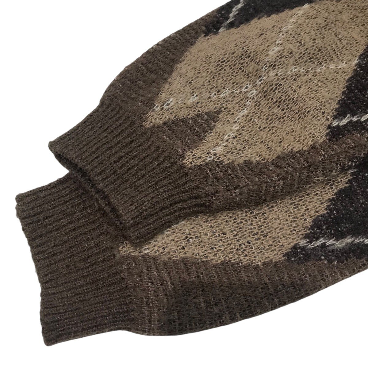 LAD MUSICIAN 22aw クルーネックニット モヘア混 44 美品】LAD MUSICIAN 22aw クルーネックニット モヘア混 44