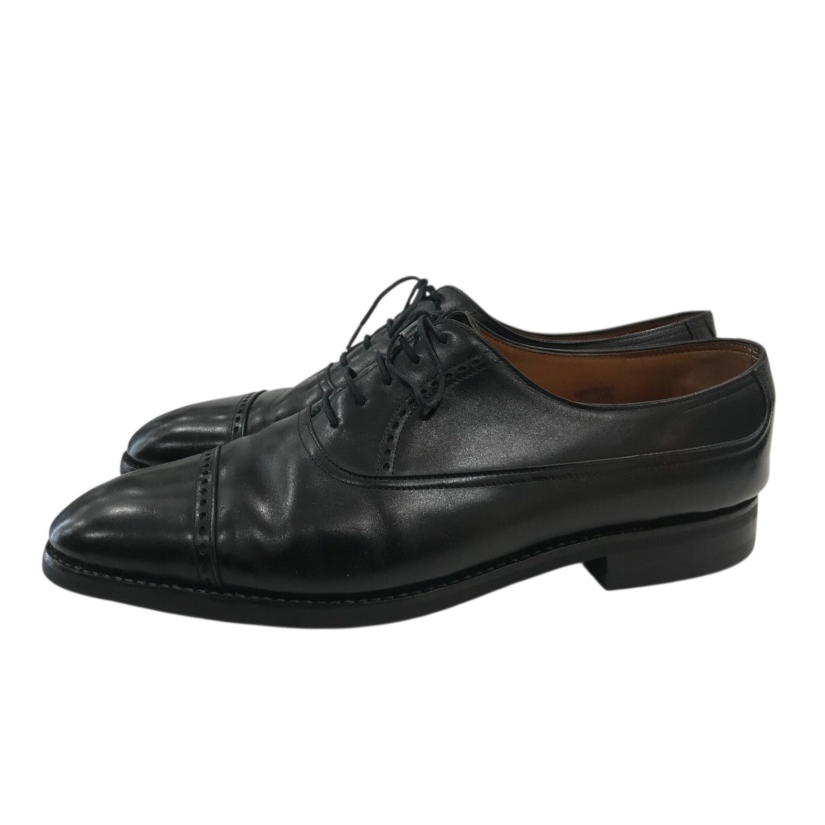 JOHN LOBB◇ジョンロブ◇内羽根キャップトゥシューズ◇ブラック◇格安出品 JOHN LOBB ジョンロブ 外羽根式シューズ LOE ストレートチップ