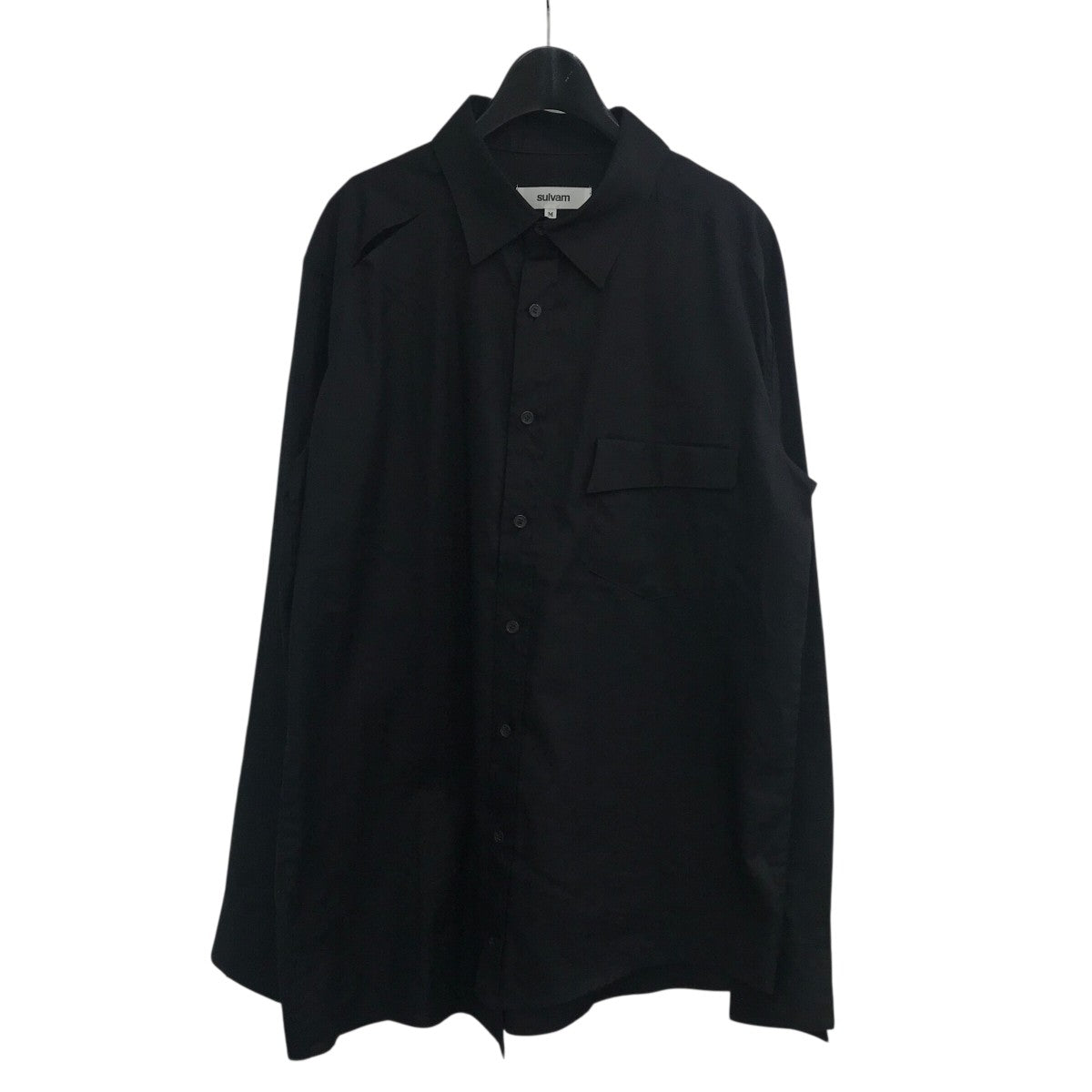 suluam サルバム　ダメージ　シャツ サルバム sulvam Broken Stand Color Shirt （White） 通販 大阪