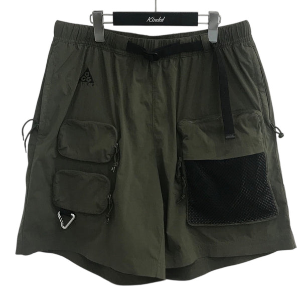 acg カーゴショートパンツ ショーツ 短パン カーキ M マルチポケット acg カーゴショートパンツ ショーツ 短パン カーキ M マルチポケット