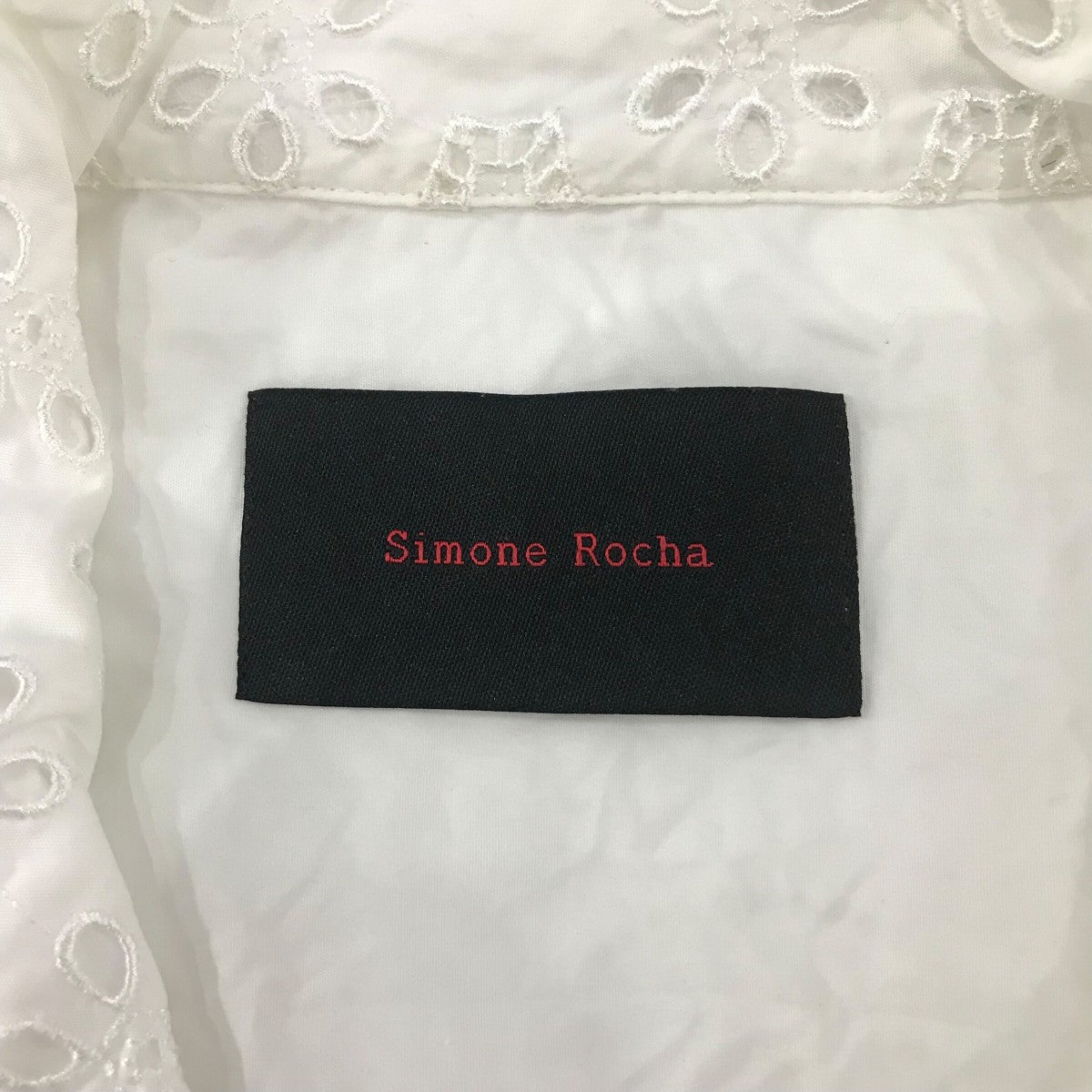 Simone Rocha(シモーネ ロシャ) 半袖レースシャツ5208T 1061