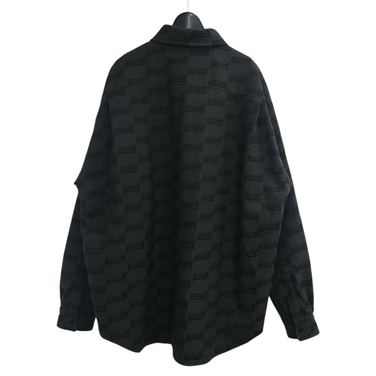 BALENCIAGA(バレンシアガ) BB総柄裏地キルティングシャツジャケット