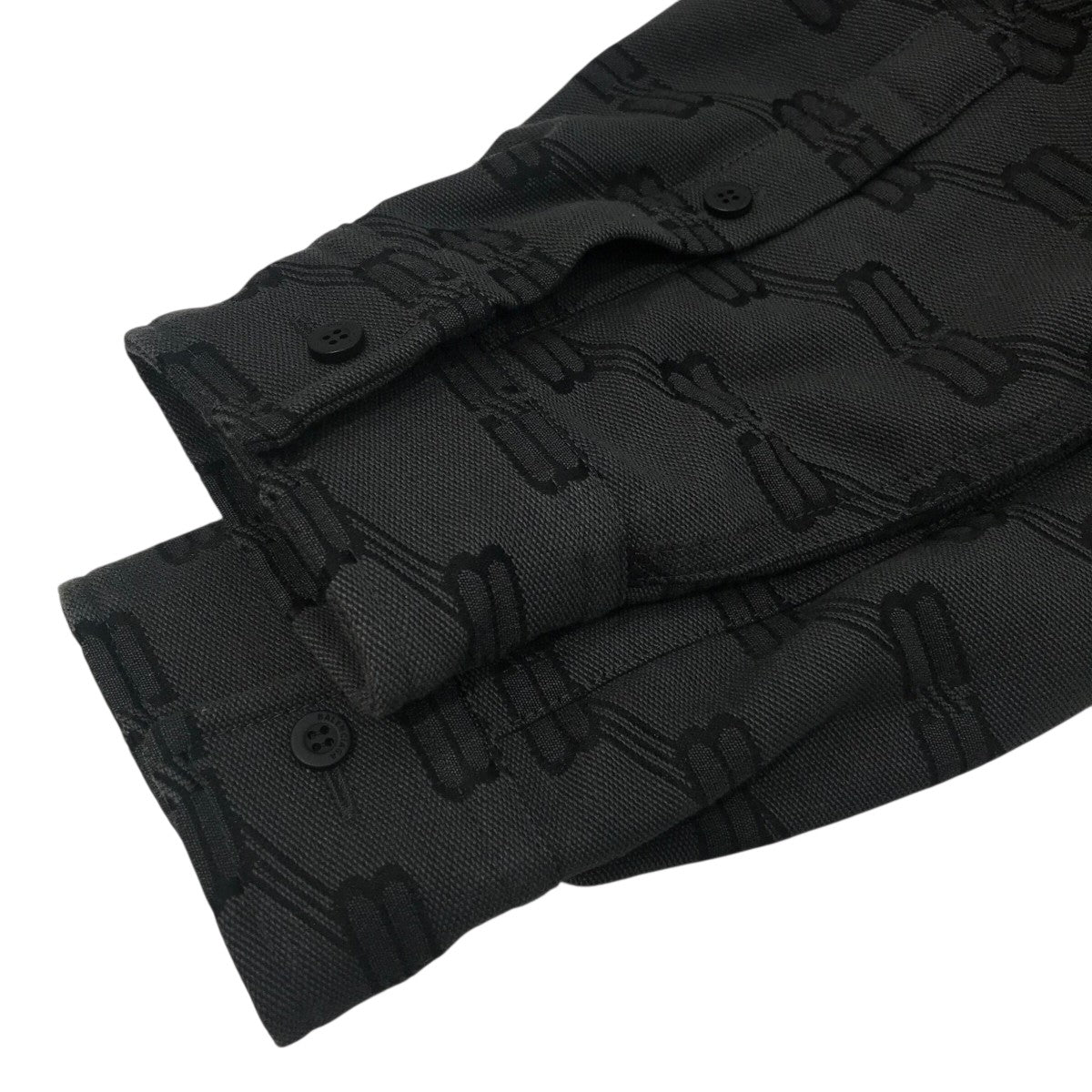 BALENCIAGA(バレンシアガ) BB総柄裏地キルティングシャツジャケット